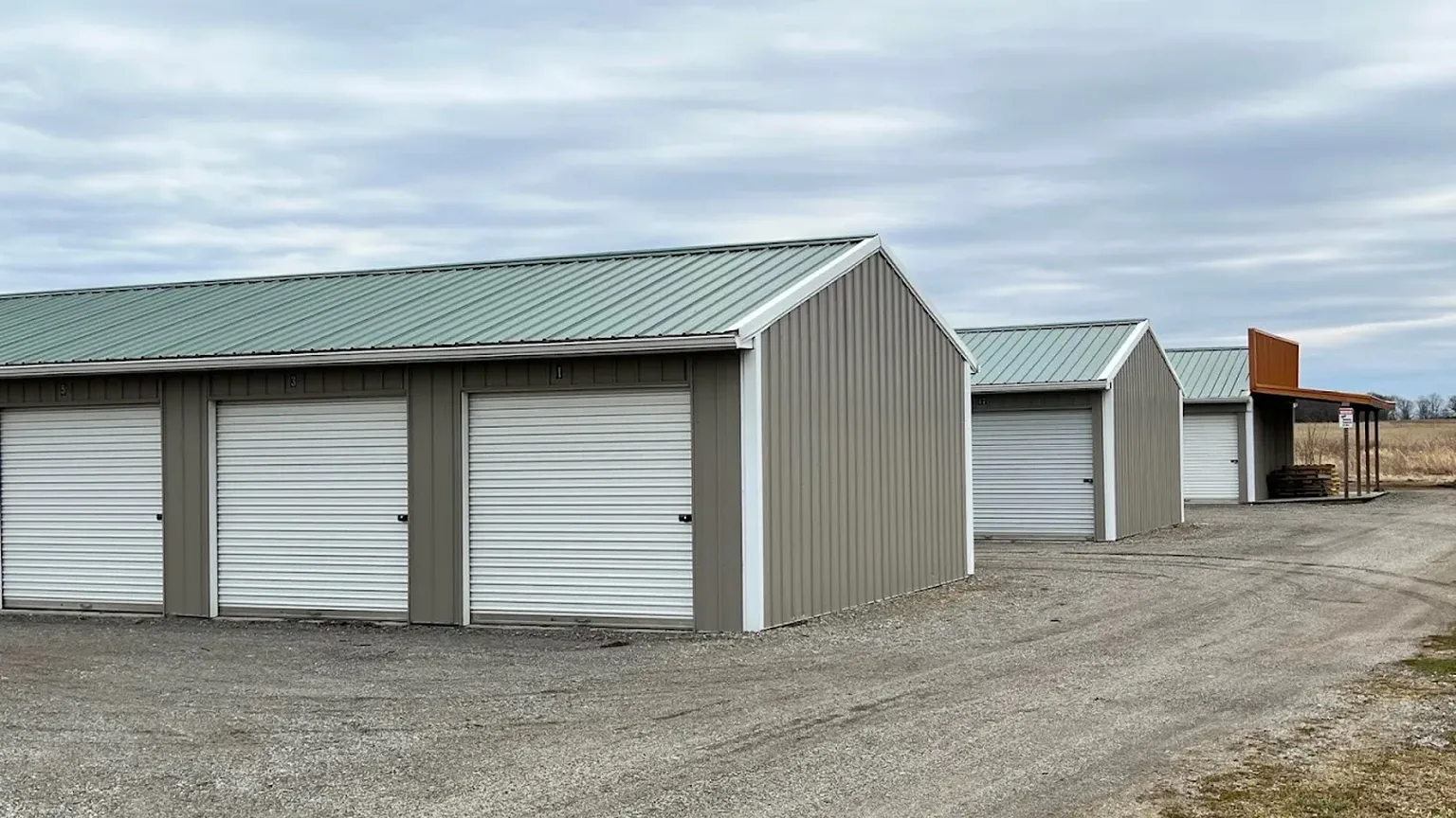Drive-up storage units at My Storage Clare on Washington Rd